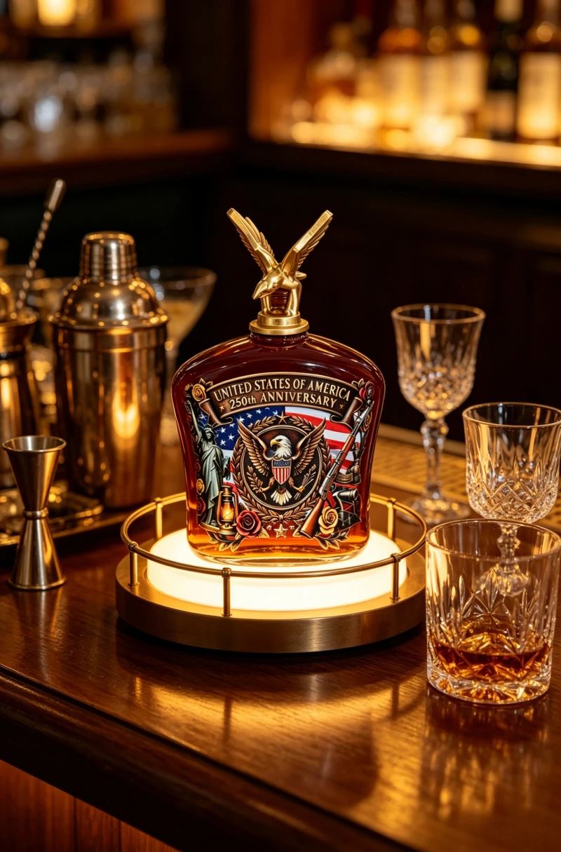 Vintage Collectible Liquor Bottles - Decantador de whisky con diseño de