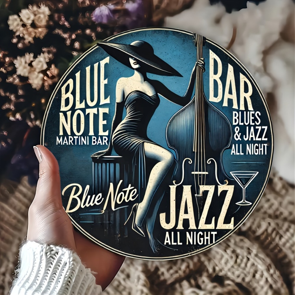 Blue Note Jazz Martini Bar Art - Vintage Collectible Plates reseña y precio