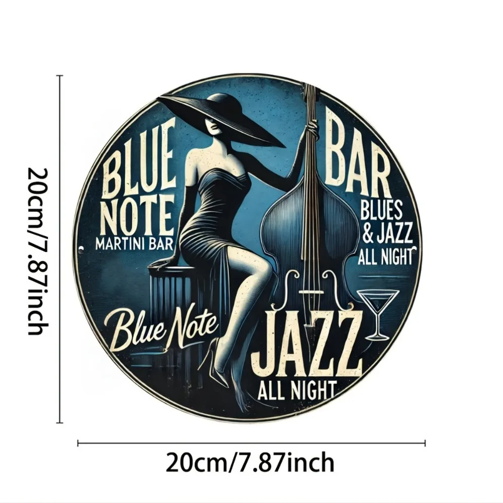 Blue Note Jazz Martini Bar Art - Vintage Collectible Plates reseña y precio