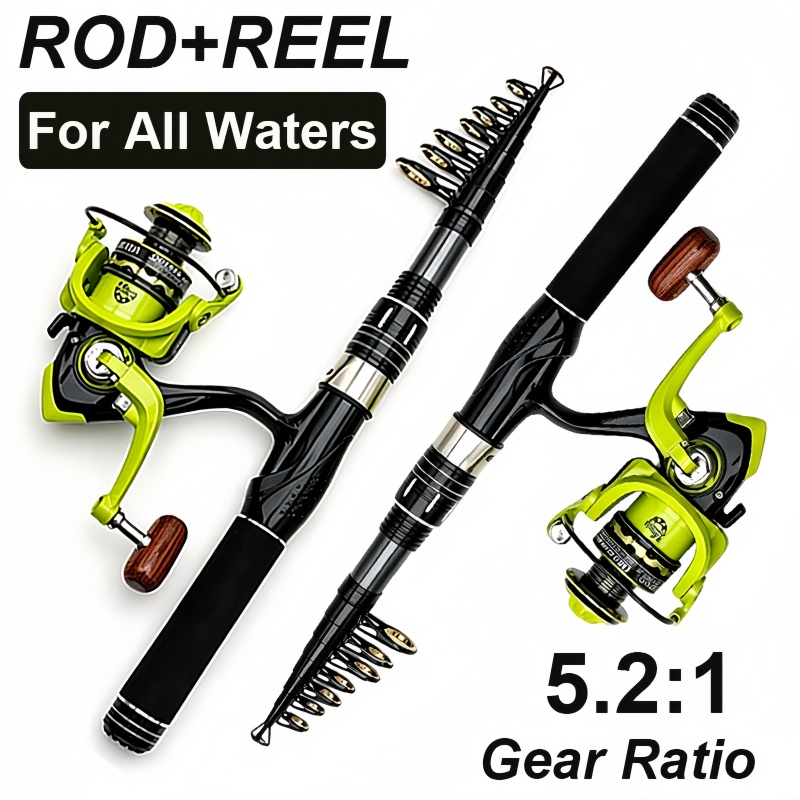 Combo de caña de pescar girato - Developing Tank Reel reseña y precio