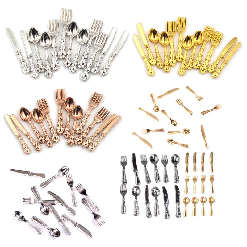 12 Uds. 1:12 Mini casa de muñe - Vintage Collectible Spoons reseña y precio