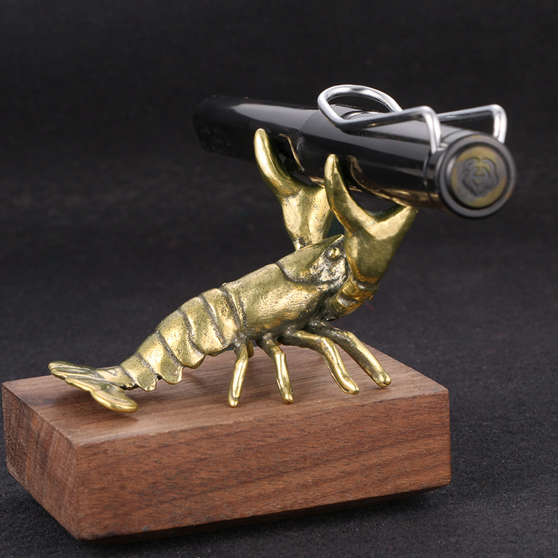【F】Adorno de cangrejo de latón - Vintage Collectible Pens reseña y precio