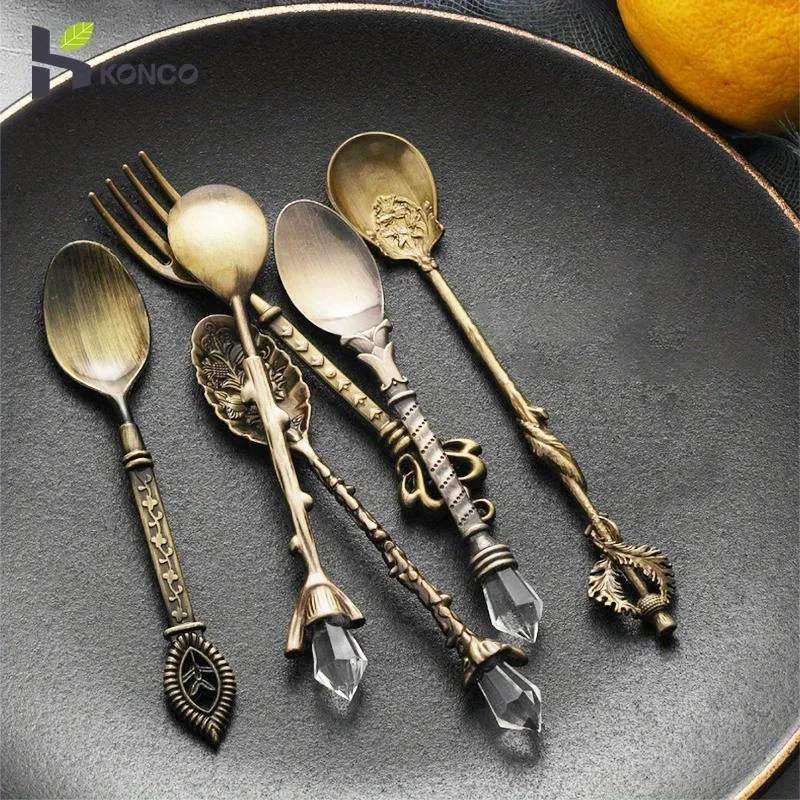 Juego de 6 Cucharas y Tenedore - Vintage Collectible Spoons reseña y precio
