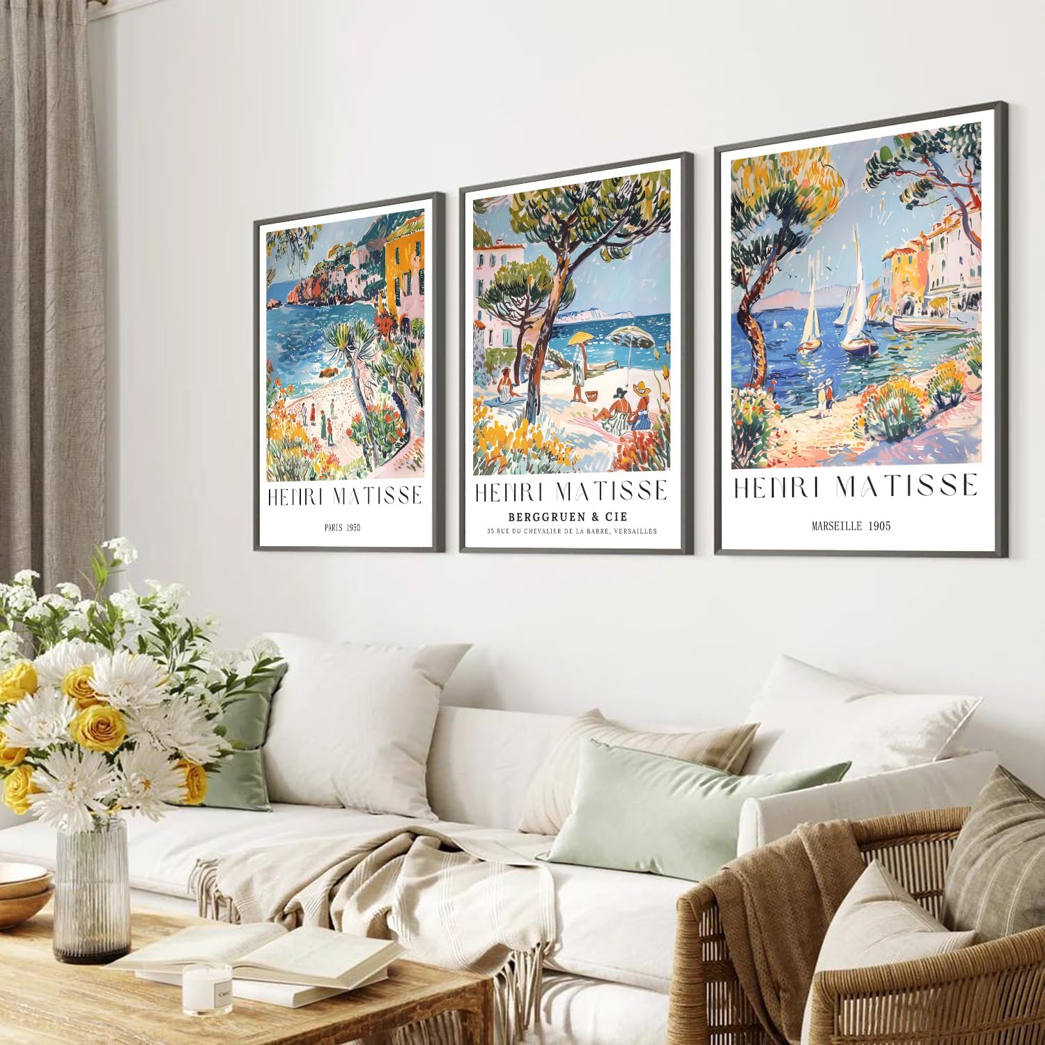 Juego de 3 Piezas de Arte Mura - Vintage Collectible Posters reseña y precio